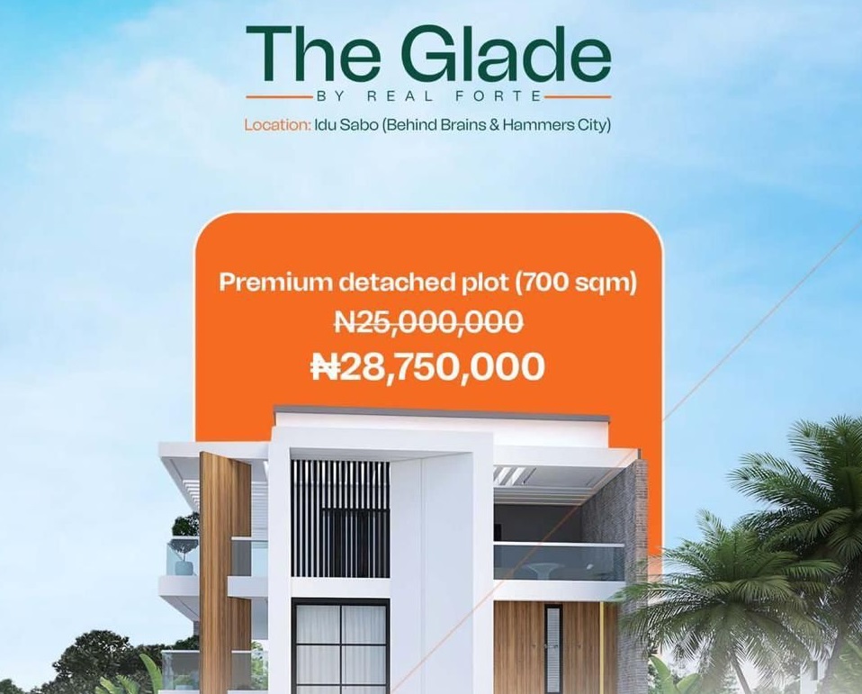 Jan 15, 2024 － For Sale: Land in Abuja FCT - The Glade Estate. List of plots, acres and hectares of land for sale in Brains and hammers, Idu Sabo, Kaura, Abuja FCT