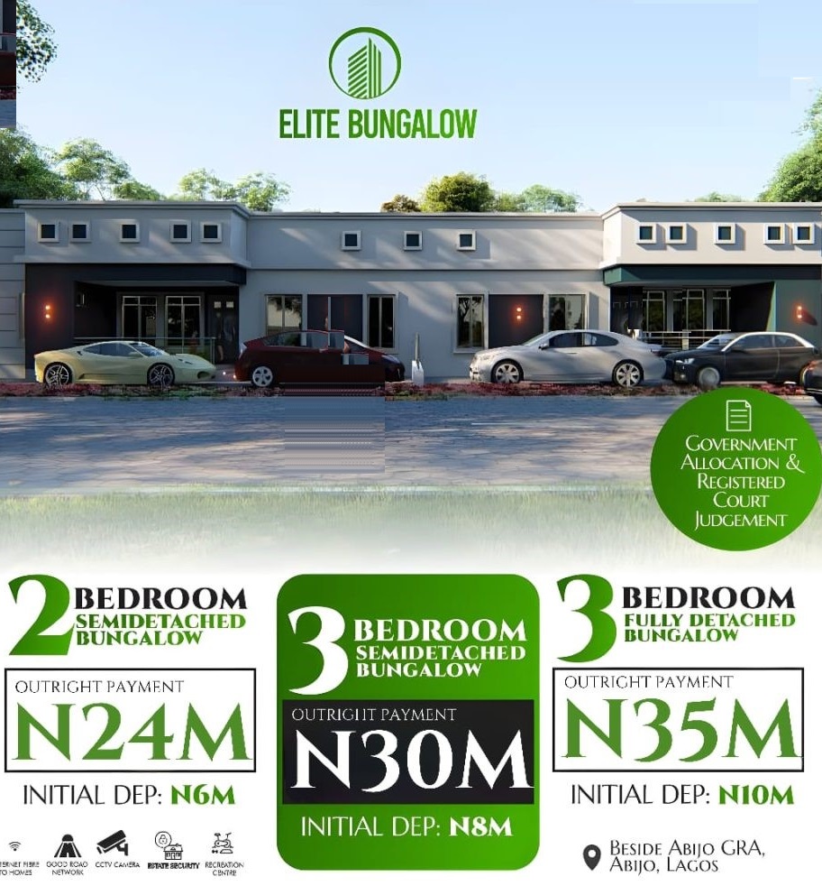 Houses for sale in Abijo - Elite Bungalow